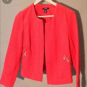 Open front pink jacket! Perfect for Spring!